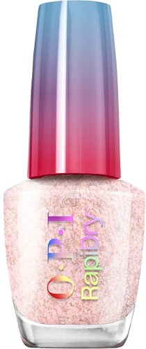 OPI RapiDry™ Vernis à ongles à séchage rapide, haute brillance et vegan - Jusqu'à 5 jours de tenue - Cheers to No Smears (9ml)