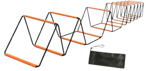Oshhni Agility Ladder Soccer Speed ​​Leiter verbessert die Koordination Mehrzweckfußbetriebsleiter Leiter Agility Training Equipment Equipment, 20 Gitter
