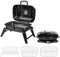Alivio Portable BBQ Grill, Garden Charcoal Grill for Outdoor, Patio (Black)