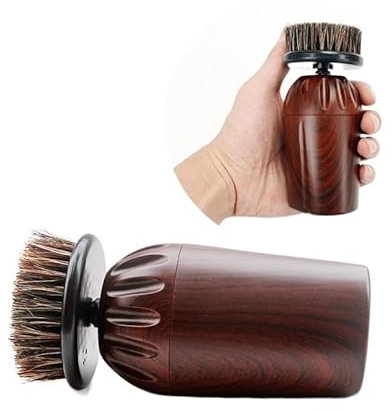 lucidascarpe elettrico, 1 set kit for la cura della lustrascarpe imitazione venatura del legno spazzola for scarpe elettrica macchina lucidante strumenti for la pulizia delle scarpe cura della pelle