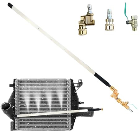 Générique Nettoyant Pour Radiateurs,Accessoire De Détachage Pour Radiateurs | Flexible De Rinçage Rotatif 180 Degrés Pour Camion Fourgon Climatiseur Réfrigérateur
