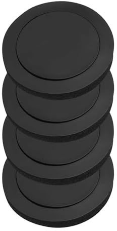 4 st universella ljudisolerade högtalarskumringar ljudisoleringsdyna för 15 cm, 16,5 cm, 17 cm, 17,78 cm bildörrhögtalare