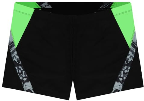 AYESY Badbyxor för pojkar, badbyxor för barn, pojkar baddräkt med elastiskt midjeband, snabbtorkande strandshorts för barn 3-12 år