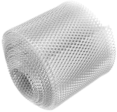 OKUMEYR Rejilla Protectora y Protección de Drenaje de Aleación de Aluminio Canalones Resistente Corrosión para Filtro de Canalón en Techos y Jardines
