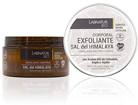 Scrub Corpo Sale Himalaya 250gr. Labnatur BIO. Idrata, Rigenera, Nutre, Pulisce, Ammorbidisce e tonifica. Oli di calendula, Argan e Jojoba. Naturale e vegano.
