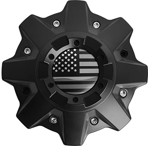 KitsPro Wheel Center Caps for Fuel Offroad Rim 1002-53B Logo Cap M-447 Replacement Hub Cap, Pack of 1