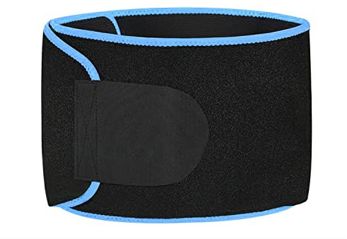 Faxianther Damen Herren extra breit Bauchweggürtel Fitnessgürtel mit Klettverschluss Schwitzgürtel Atmungsaktive Rückenstütze Verstellbarer Sport gürtel Leichtgewicht Waist Trainer Gürtel