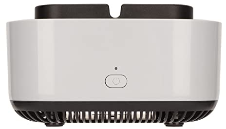 Purificador de Cenicero sin Humo, Cenicero sin Humo Recargable, Purificador de Aire de Aromaterapia de Iones Negativos con Carga USB para el Dormitorio de la Oficina del Coche
