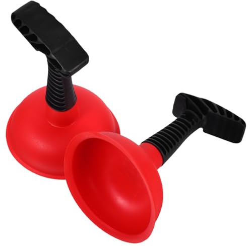 Cabilock Small Sink Plunger with Ergonomic Handle for Kitchen and Bathroom Drain Unclogging Pipeline Dredger Hair Debris Removal Tool 6.3X4.3X4.3 Inches