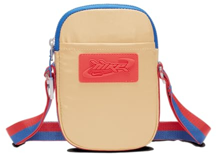 Nike Unisex Nk Heritage S Fstv Crossbody-Tasche, Celestial Gold/Bright Crimson