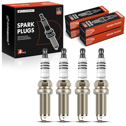 A-Premium Iridium Platinum Spark Plugs Compatible with Kia Niro 2017-2020 & Hyundai Ioniq 2017-2020, 1.6L, Pack of 4