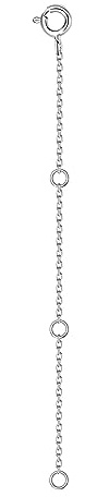 Gerojery 14K Solid Gold Chain Extender - 2 3 4 Necklace & Bracelet Adjustable Extension Chain