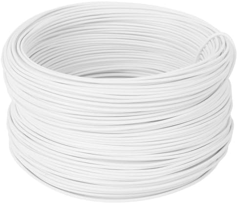 Alambre De Hierro Galvanizado, 100 Metros De Amarre, Tirantes Blancos Galvanizados, Alambre Para Manualidades, Alambre Para Colgar Cuadros, Lazos De Ramas De Uva Hechos A Mano Para Manualidades, 0,55