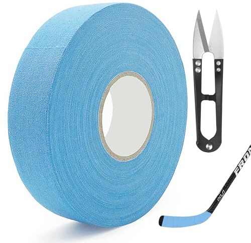 LBING Schläger Tape Hockeyschläger Tape 25M Rutsch Griffband Sporttape Eishockey Griffband Schlägertape Mit 1 Stück Schere