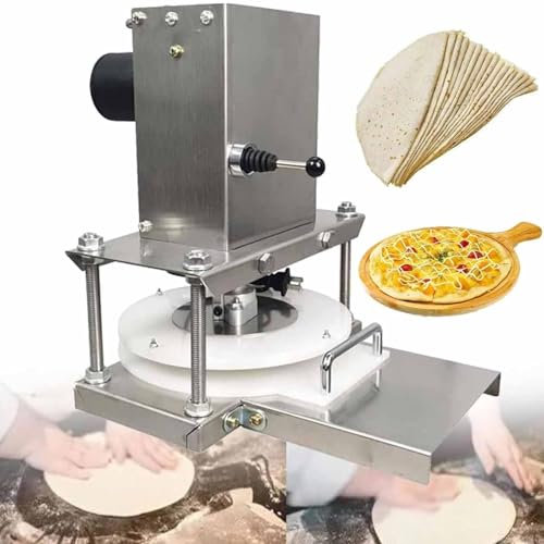 LSBHPPD Pneumatic Tortilla Press Machine,Pizza Press,Commercial Dough Press Machine,Pizza Dough Press,Flattening Machine for Pizza, Pie,Tortillas,Pastry