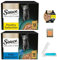 Cat Food Bundle with Sauce Collection (Poultry and Fish total 24x85 gram) and 1 x 60 gram Chicken Fillet Tray plus UbiPet Lint Roller and Catnip