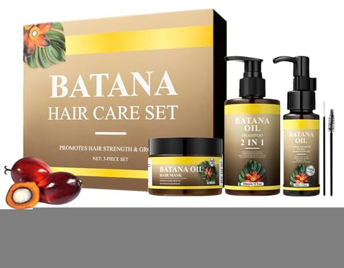 lisutupode Kit de Soins Capillaires de Voyage - Huile Nourissante en Supplément pour Cheveux - Set de Nettoyage Doux et Multifonctionnel pour Cuir Chevelu Idéal pour Femmes Hommes et Toute la Famille