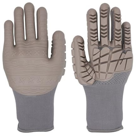 THINCAN 1 paire de gants anti-perforation, anti-vibrations, résistants aux chocs, gants de sécurité pour l'extérieur, travail, coupe protectrice, travail résistant, sécurité TPE