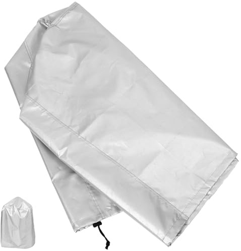 Didiseaon Copertura per Barbecue da Esterno Resistente AI Raggi UV in Poliestere 58X77 CM Copertura Protettiva per Griglia Cuciture Rinforzate e Cordoncino Regolabile Protezione