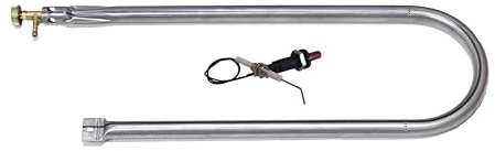 Fonderia Bongiovanni Gasbrenner GPL 65 x 22 cm für Grill Speckstein und Grillpfanne aus Gusseisen