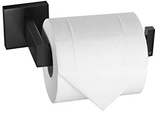 BUVELOT Les Toilettenpapierhalter Moderner Stil Quadratisch, mattschwarz 071030-MB