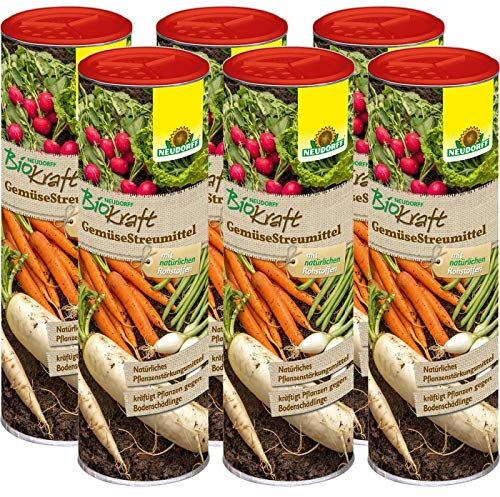 Neudorff BioKraft GemüseStreumittel 3 kg - Natürliches Pflanzenstärkungsmittel zur Kräftigung und Gesunderhaltung von bodenschädlingsanfälligen Gemüsepflanzen