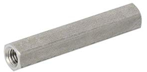 10X 148X45 Distanzmuffe mit Gewinde Innengew: M5 45mm sechskant DREMEC