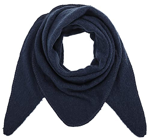 Ever Bloom Damen Schal XXL, Flauschige Weiche Dreieck Schale, Poncho, Dreieckstuch Strickschal Halstuch für Frauen und Mädchen Lang Kuschelig, Einfarbig 190 * 80 cm