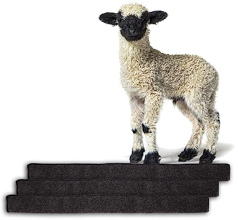 BigDean 3x Zugluftstopper für Fenster 100cm - 100% Schurwolle - Anthrazit - Luftzugstopper Durchzugstopper Windstopper - Made in Germany