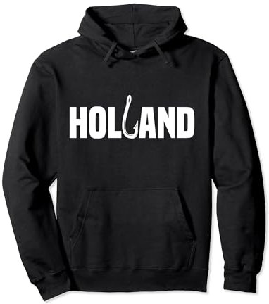 Holland Niederlande Angeln Urlaub Angeln Pullover Hoodie