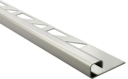 40x Quadrat-Profil Edelstahlschiene Fliesenprofil Fliesenschiene Edelstahl V2A L250cm 8mm glänzend