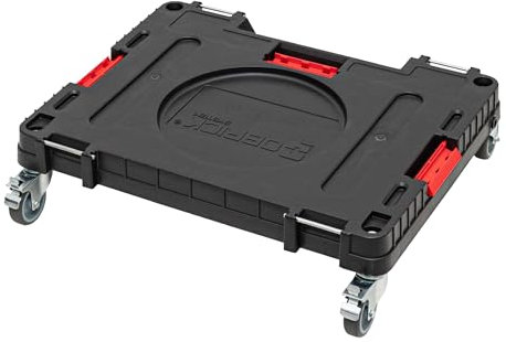 Toolbrothers RHINO XXL mobiler Transportroller ECO Movement+ Rollbrett mit Schwenkrädern aus Metall und Bremse