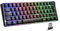 Elite K50: Gaming-Tastatur, leise, kabellos, RGB-Hintergrundbeleuchtung, 60 % TKL Gaming-Tastatur, Azerty, wiederaufladbar mit Bluetooth/2,4 G/Typ-C, 62 Tasten, Anti-Ghosting, für PC/Windows/Mac