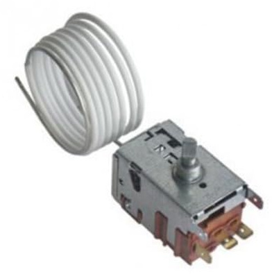 G GRIMALDI Termostato A03-0013 Frigorifero Doppia Porta Compatibile con Ariston Indesit C00031236 077B6037 – Capillare 1300 mm – 6A 250V – Campo -25°/+3°C