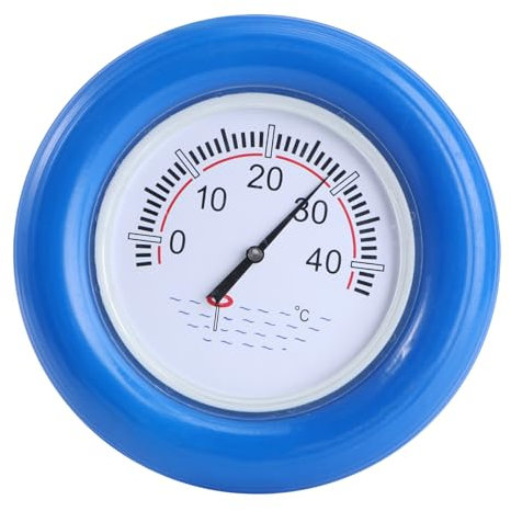 BESPORTBLE Schwimmthermometer Teichthermometer Schwimmbadthermometer Wassertemperaturtester Badewannenthermometer Aus Edelstahl Und Kunststoff Schwimmfähig Großes Display Für Außen Und Innenp