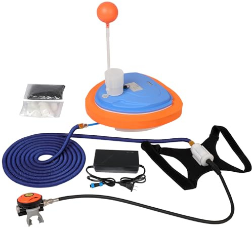HQLYZJDV Batteriebetriebenes Tauchsystem, 5,5 Stunden wiederaufladbarer Tauchventilator, Tauchflasche mit 10 m Schlauch und Atemregler, Unterwasser-Atemgerät, tankloses Tauchsystem für Sporttauchen