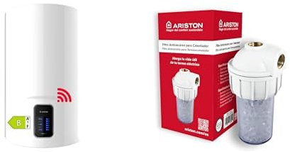 Ariston, Lydos Wifi - Termo Eléctrico 100L Vertical + Filtro Antical, kit polifosfatos para calentador
