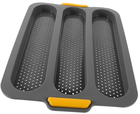 Healifty Scomparti per Pane Francese Vassoio Flessibile e Leggero per Baguette Fatti Casa