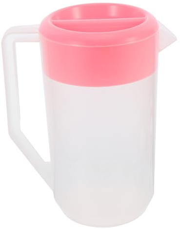 Healifty Jarra Práctica 2400ml Plástico de Agua Capacidad con Fría Diseño Escala Elegante para Fiestas en Piscina y Barbacoas