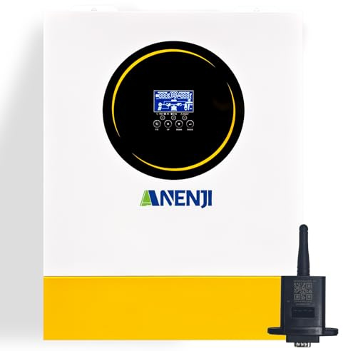 11000W Solar Hybrid Wechselrichter 48Vdc zu 230Vac, Pure Sine Wave, mit 160A MPPT Regler, 98% Wirkungsgrad, Solar und Generatoranschluss, Geeignet für netzgebundene/netzunabhängige Systeme im Haushalt