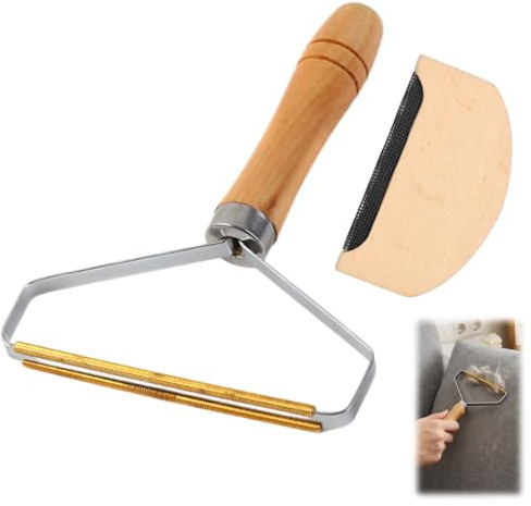 YIPFEN Rimuovi Pelucchi Portatile, Magiche Zampe, Anti-Pelucchi e Anti-Peli, Levapelucchi Manuale, Lint Remover, Leva, Togli Maglioni, Vestiti, per Maglione Tappeto Abbigliamento (Giallo)