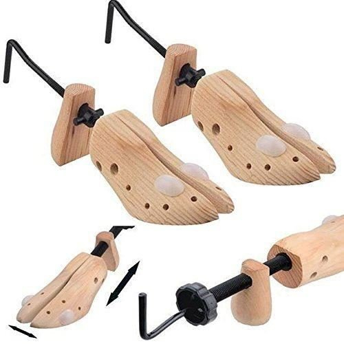 SHINE Unisex's Mens Shoe Tree, Wood, Yellow, 6-12/OS
