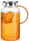 PARACITY Brocca in Vetro 1.9 L, Caraffa per Acqua in Vetro Borosilicato Alto con Coperchio e Beccuccio, Design a Foro Largo per Una Facile Pulizia, Adatta per Bevande Fredde/Caldo, Caffè, Latte