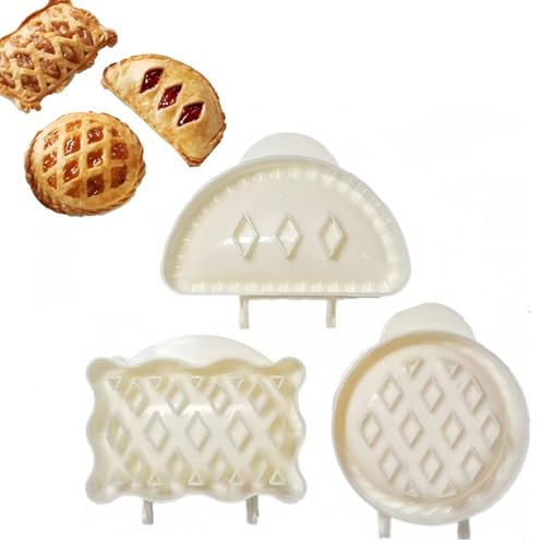 Lot de 3 Moules Mini Moules à Tarte, Moules à Tarte de Poche pour la Cuisson de Mini Tarte, Moules à Tarte, Fournitures de Cuisson pour Tarte Aux Pommes, Cuisine, Noël