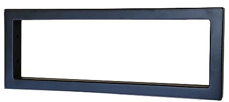 Sunload Consolle da parete per lavabo, acciaio nero, 500 x 150 mm