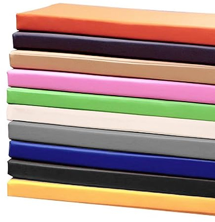 Waigg Kii Wasserdichtes Lederbankkissen, 2- und 3-Sitzer, für drinnen und draußen, dickes Leder, für Gartenbank, für Zuhause, Küche, Schaukel, Terrasse, 100 x 40 x 3 cm, Braun