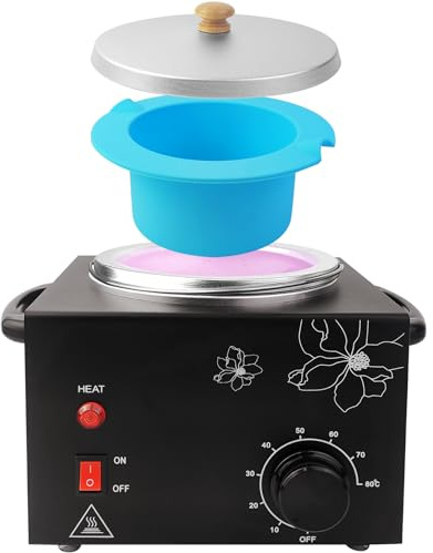 Portable Wax Warmer for Painless Hair Removal, Single Waxing Pot