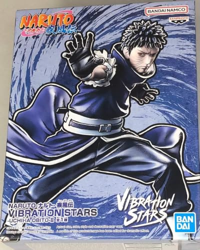 Banpresto Obito Uchiha II Naruto Shippuden Actionfigur, Vibration Stars, 14 cm, Mehrfarbig, BP88948P