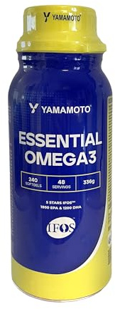 YAMAMOTO NUTRITION Essential Omega-3 IFOS 240 softgel, la fonte di Omega-3 essenziale per sostenere la salute cardiovascolare ed uno stile di vita sano