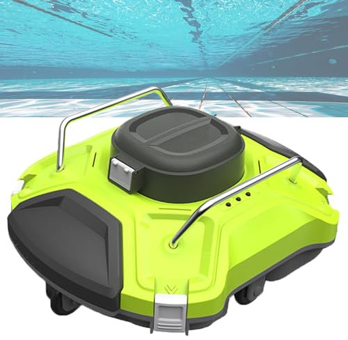 Swimming Pool Hoover, Rechargeable Automatic Pool Cleaning Robot,Fine Filtration Mesh,For Underwater Scenarios Such As Swimming Pools,Water Reservoirs